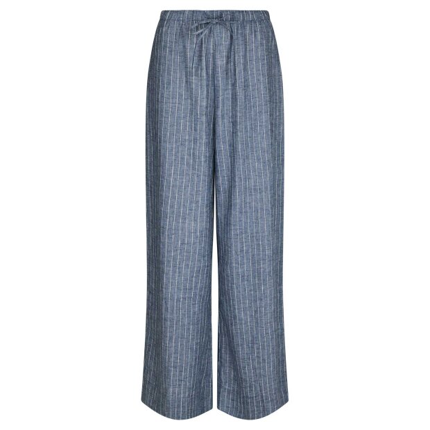 NEO NOIR - HEIFA EMB STRIPE PANTS | BLUE