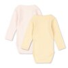 FANGA - PERLA 2-PACK LS BODY | BANANA CREPE/CREOLE PINK FANGA - PERLA 2-PACK LS BODY | BANANA CREPE/CREOLE PINK
