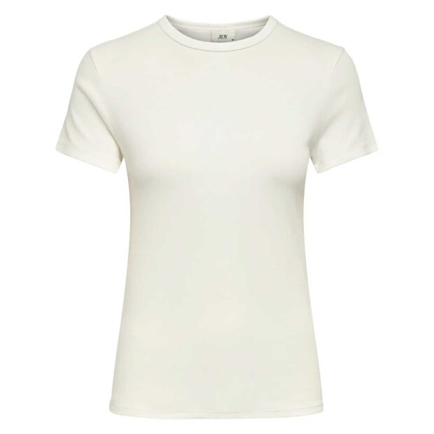 JDY - LUCKY S/S O-NECK T-SHIRT | CLOUD DANCER