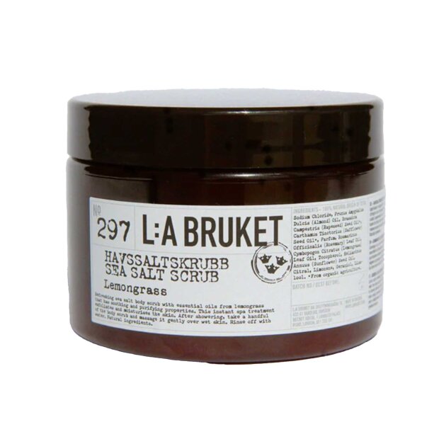 LA BRUKET - SALT SCRUB 420G | LEMONGRASS