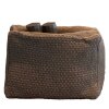 BY LOHN - KNITTED TOILET BAG 30X22X11 CM | TIGER MELANGE