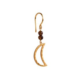 STINE A - BELLA MOON EARRING MOCHA | FORGYLDT