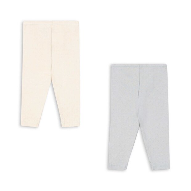 FANGA - PERLA 2-PACK LEGGINGS | BUTTERCREAM/PEARL BLUE