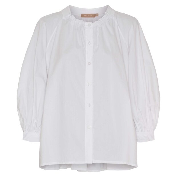 MARTA DU CHATEAU - JOELLE SHIRT | WHITE