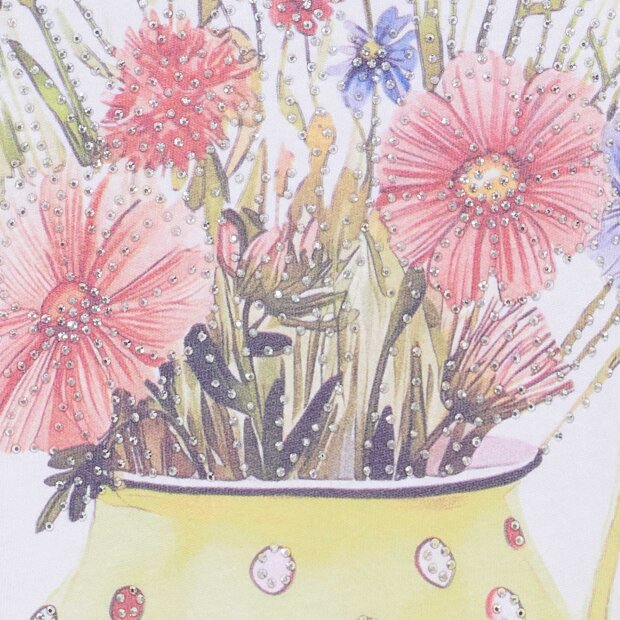MARTA DU CHATEAU - MARIE T-SHIRT | FLOWERPOT YELLOW