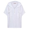 MARTA DU CHATEAU - THALINA BLOUSE | WHITE