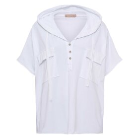 MARTA DU CHATEAU - THALINA BLOUSE | WHITE