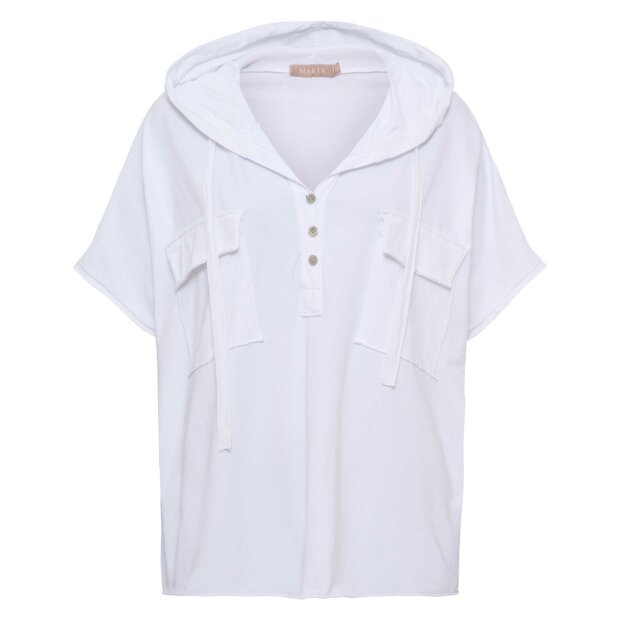 MARTA DU CHATEAU - THALINA BLOUSE | WHITE
