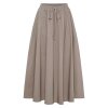 MARTA DU CHATEAU - POMELINE SKIRT | FANGO MARTA DU CHATEAU - POMELINE SKIRT | FANGO