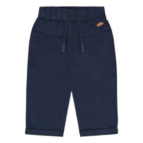 HUST AND CLAIRE - TIMON COTTON-LINEN BUKSER | BLUES