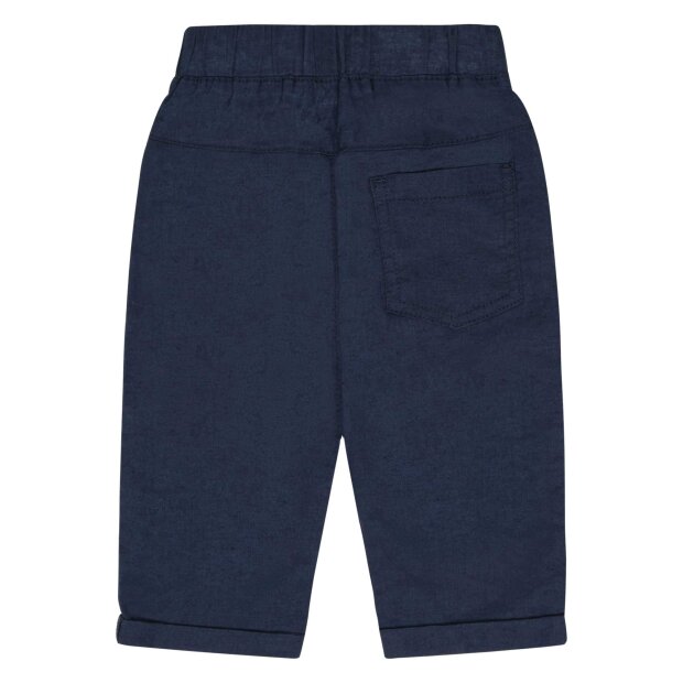 HUST AND CLAIRE - TIMON COTTON-LINEN BUKSER | BLUES