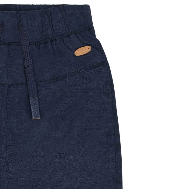 HUST AND CLAIRE - TIMON COTTON-LINEN BUKSER | BLUES