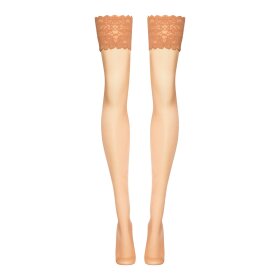 WOLFORD - SATIN TOUCH 20 STAY-UP | GOBI
