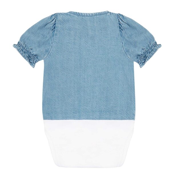 HUST AND CLAIRE - BEA DENIM BODYSTOCKING | BLUE DENIM