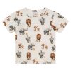 HUST AND CLAIRE - AUGUST ZOO T-SHIRT | IVORY