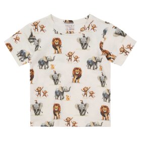 HUST AND CLAIRE - AUGUST ZOO T-SHIRT | IVORY