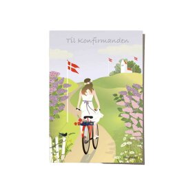 VISSEVASSE - A7 MINI GREETING KORT | TIL KONFIRMANDEN, PIGEN