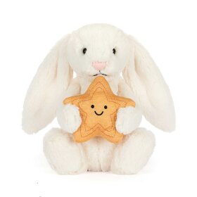 JELLYCAT - CREAM BUNNY WITH STAR JELLYCAT - CREAM BUNNY WITH STAR