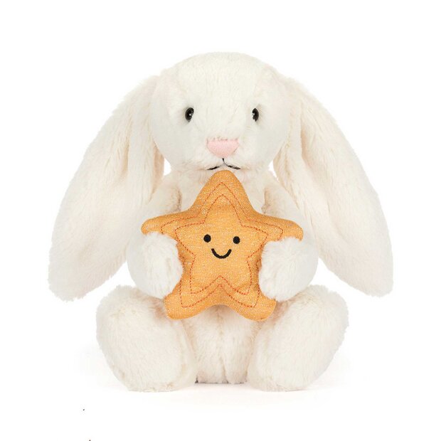 JELLYCAT - CREAM BUNNY WITH STAR