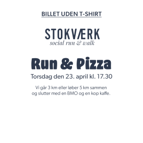 STOKVÆRK - SOCIAL RUN & PIZZA 23. APRIL 2026