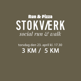 STOKVÆRK - SOCIAL RUN & PIZZA 23. APRIL 2026