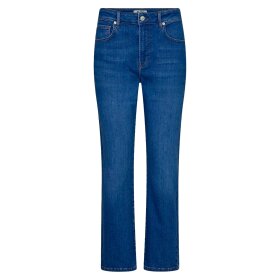 IVY COPENHAGEN - FRIDA CROPPED JEANS WASH CAYENNE | DENIM BLUE