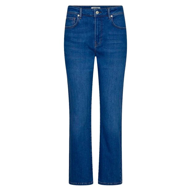 IVY COPENHAGEN - FRIDA CROPPED JEANS WASH CAYENNE | DENIM BLUE