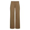 IVY COPENHAGEN - KARMEY CHINO WIDE PANTS | DARK DESERT
