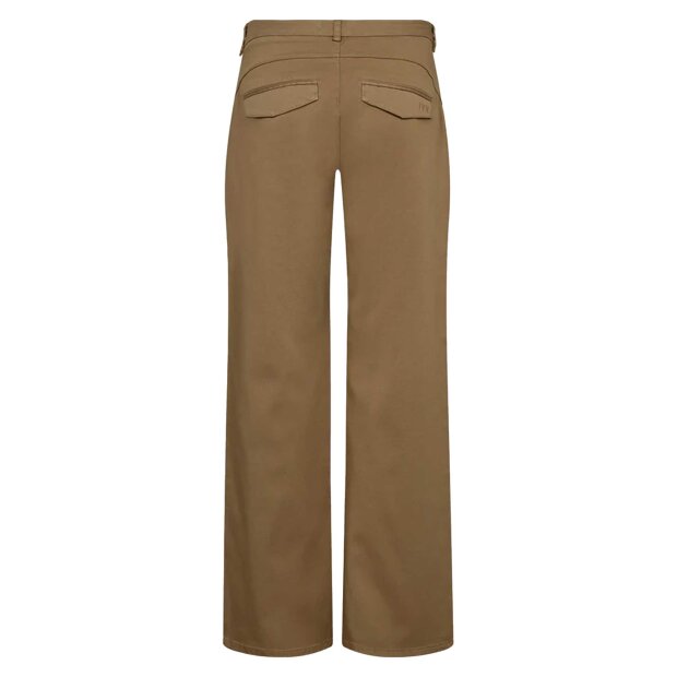 IVY COPENHAGEN - KARMEY CHINO WIDE PANTS | DARK DESERT