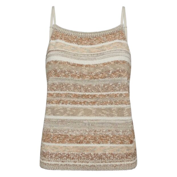 MOS MOSH - KYA EDELE KNIT TOP | ECRU