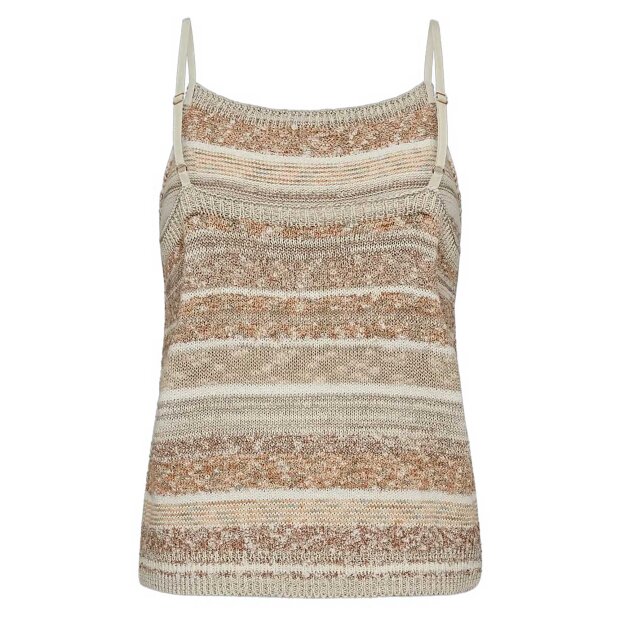 MOS MOSH - KYA EDELE KNIT TOP | ECRU