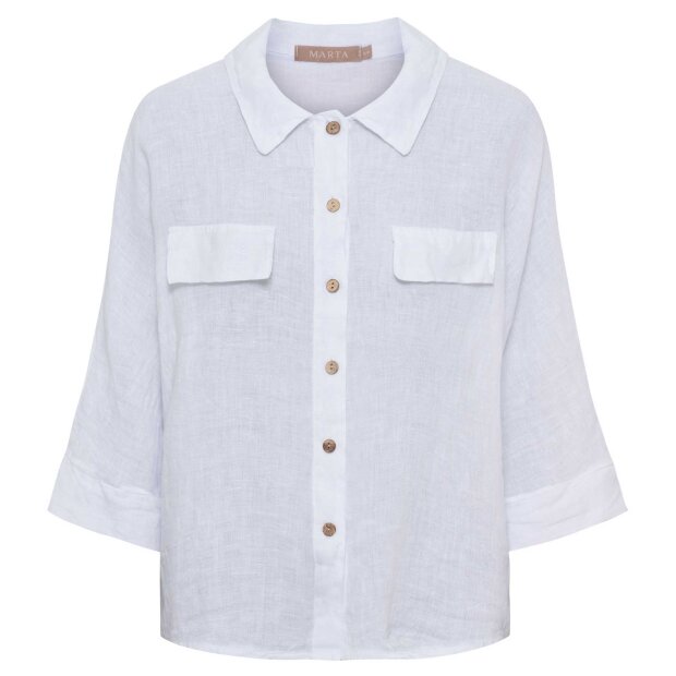 MARTA DU CHATEAU - MALISA JACKET | WHITE