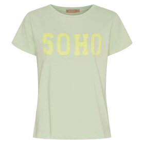 MARTA DU CHATEAU - HERDIS TEE | MINT/YELLOW