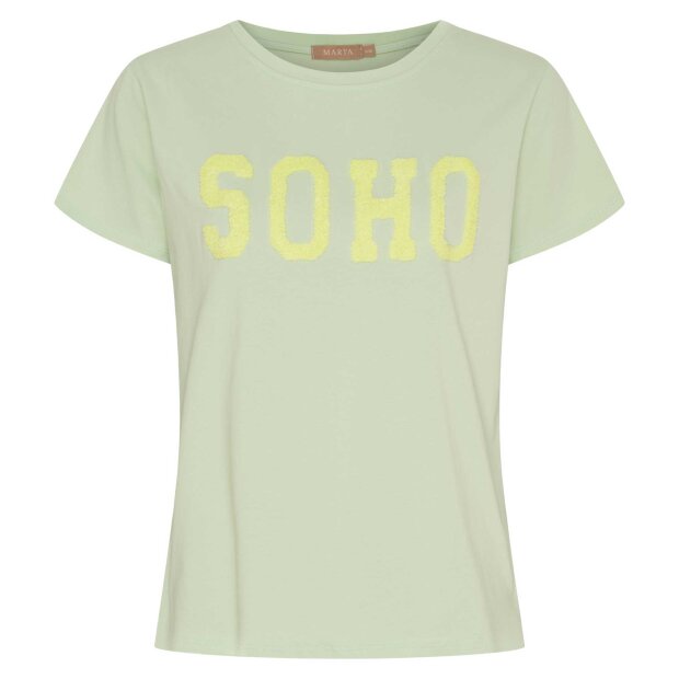 MARTA DU CHATEAU - HERDIS TEE | MINT/YELLOW