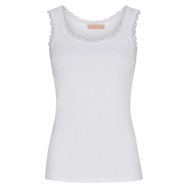 MARTA DU CHATEAU - ANGELINE TOP | WHITE