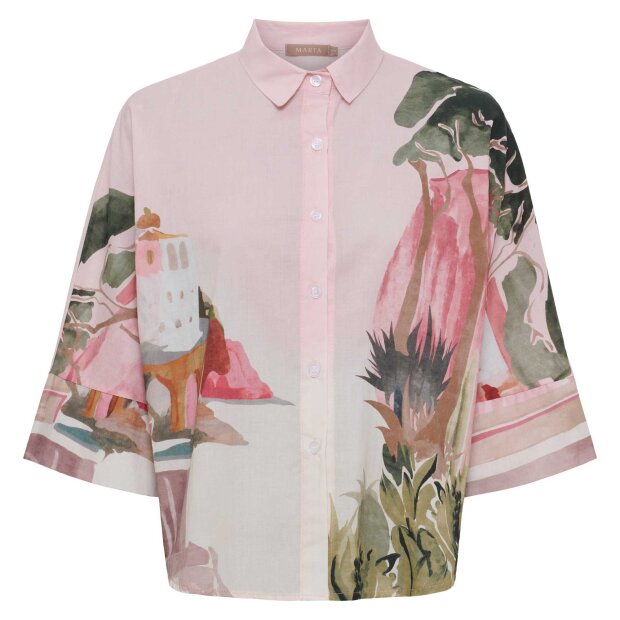 MARTA DU CHATEAU - JARLENE SHIRT | PINK