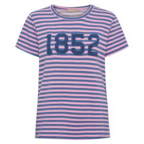 MARTA DU CHATEAU - HERTHA TEE | PINK/JEANS
