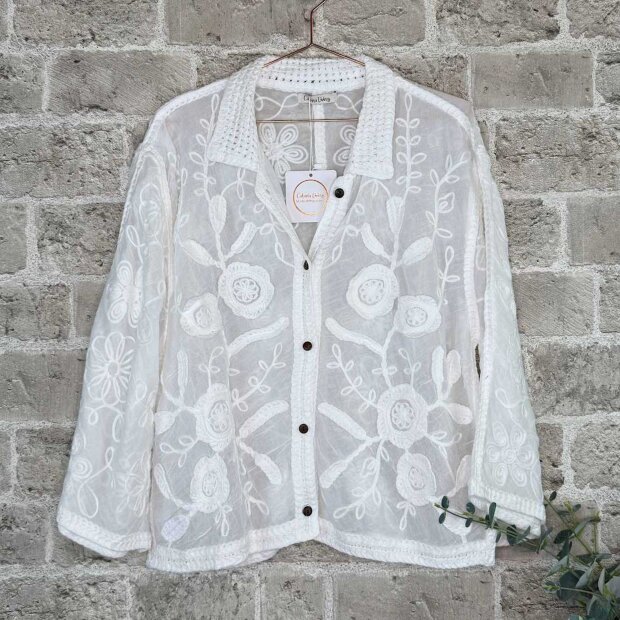 CABANA LIVING - NATIKA SKJORTE | WHITE