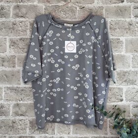 CABANA LIVING - OZILIA BLUSE | LIGHT GREY
