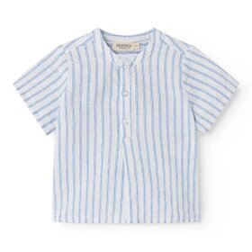 MARMAR COPENHAGEN - TOTORO SS BLUSE | SURF BLUE STRIPE