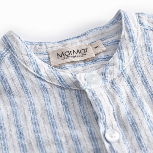 MARMAR COPENHAGEN - TOTORO SS BLUSE | SURF BLUE STRIPE