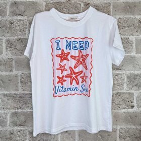 CABANA LIVING - VITAMIN SEA C T-SHIRT | WHITE