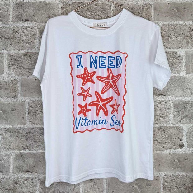 CABANA LIVING - VITAMIN SEA C T-SHIRT | WHITE