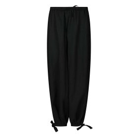 NEO NOIR - ROXANE BALLOON LINEN PANTS | BLACK