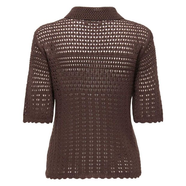 JDY - ROBIN 2/4 COLLAR KNIT CARDIGAN | BRACKEN