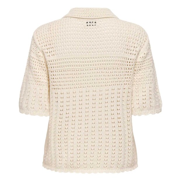 JDY - ROBIN 2/4 COLLAR KNIT CARDIGAN | BIRCH