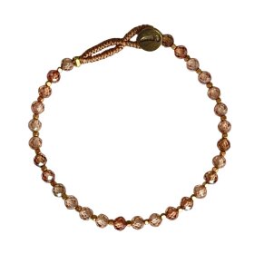 IBU JEWELS - BRACELET BO ROUND | CHAMPAGNE QUARTZ