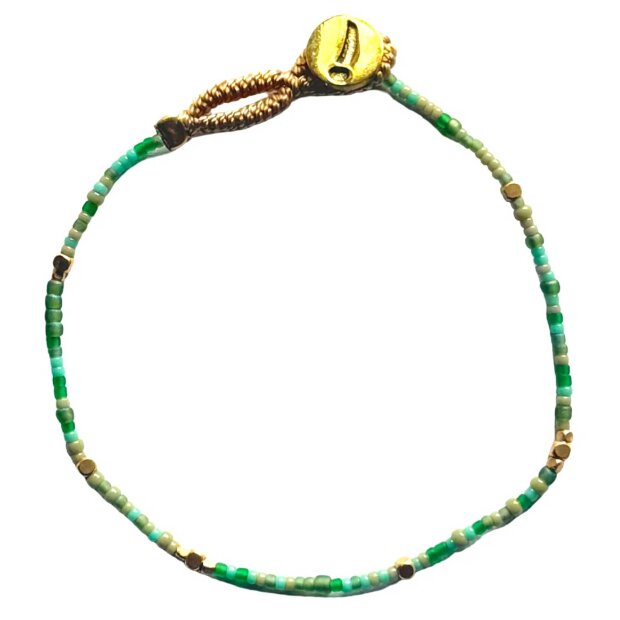 IBU JEWELS - BRACELET LULU RAINDROP | MIX GREEN