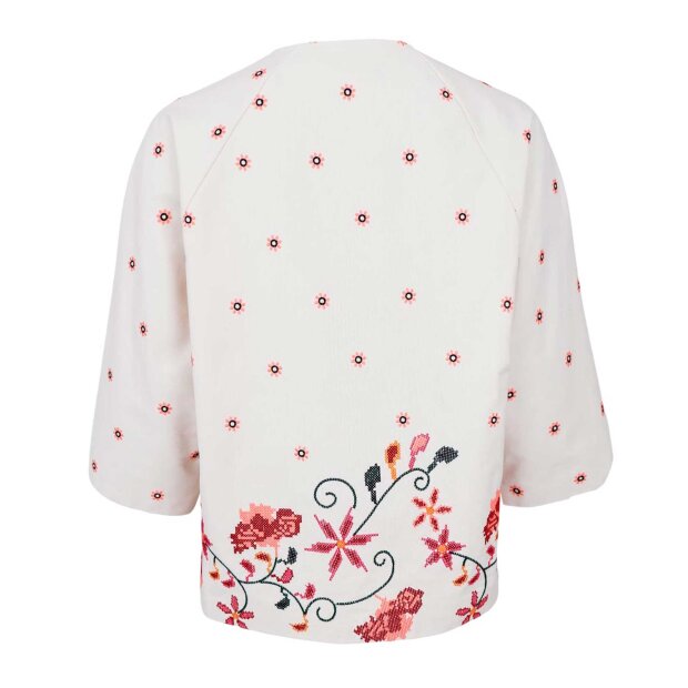 BLACK COLOUR - CROSS JACKET | OFF WHITE