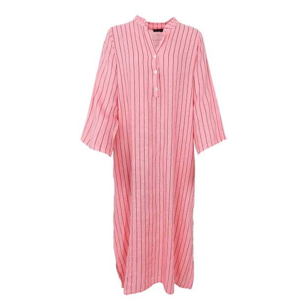 BLACK COLOUR - MELINA SHIRT DRESS | ROSE STRIPE
